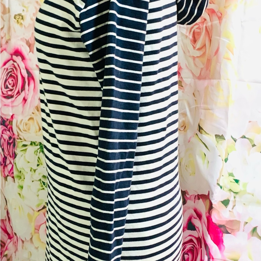 Nautical Striped Lace-Up Women's Tunic - Picture 2 of 8